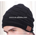 PK18ST014 nouveau produit chapeaux tricot beanie chapeau avec des écouteurs sans fil pour les hommes